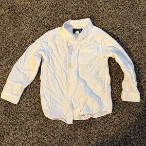 The Children's Place White Button-Up Shirt